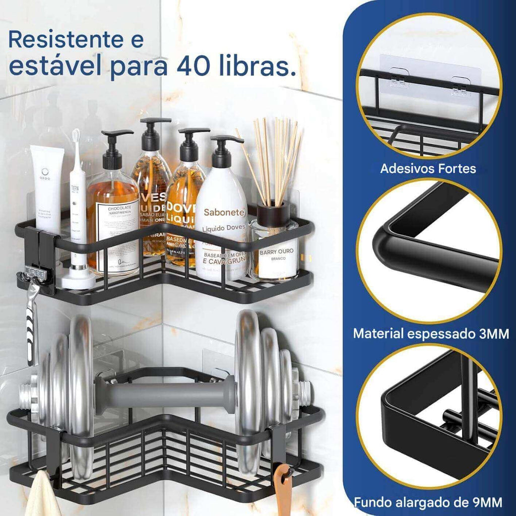 Kit de 5 Cestas Organizadoras Multiuso