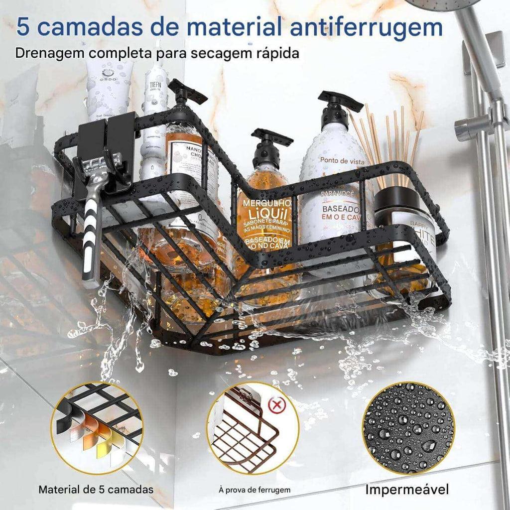Kit de 5 Cestas Organizadoras Multiuso