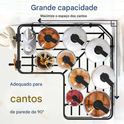 Kit de 5 Cestas Organizadoras Multiuso