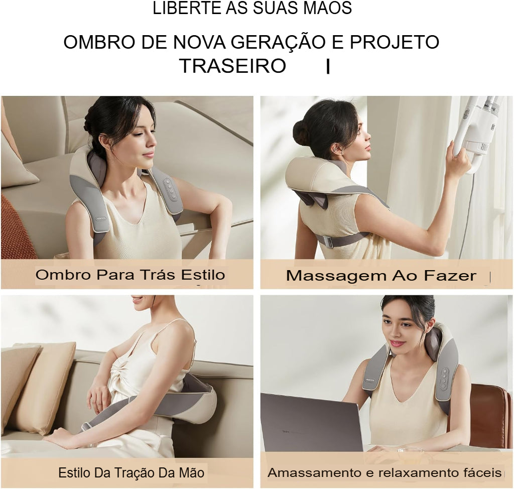 Kit 2 em 1 – Massageador com Pomada para Dores