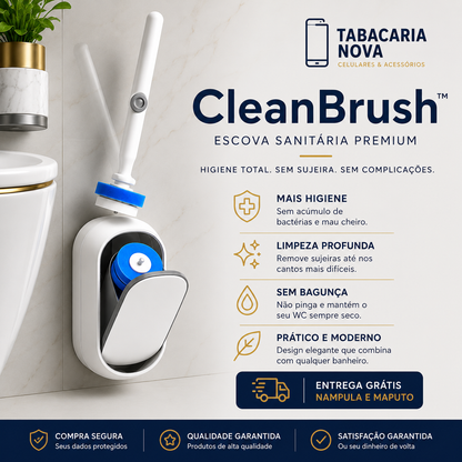 CleanBrush™ Escova Sanitária Inteligente