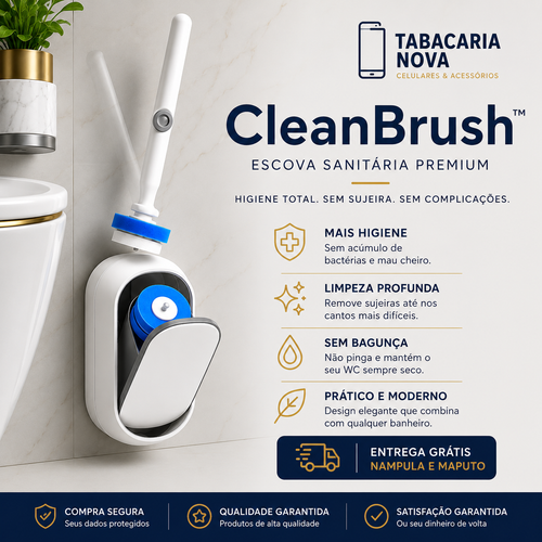 CleanBrush™ Escova Sanitária Inteligente