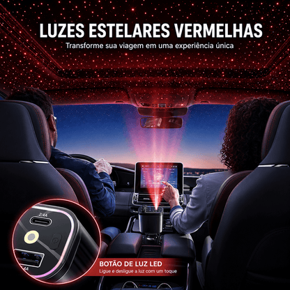 StarCharge Pro™ - Carregador 4 em 1 com Luzes Estreladas Premium 120W
