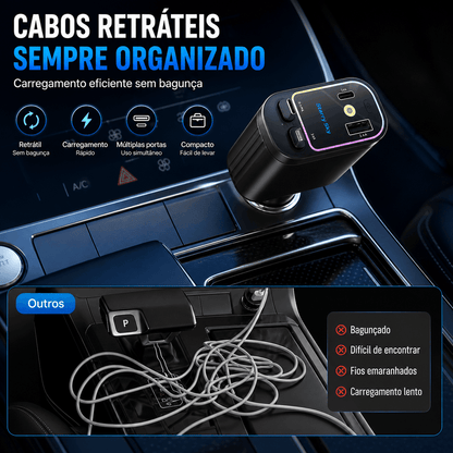 StarCharge Pro™ - Carregador 4 em 1 com Luzes Estreladas Premium 120W