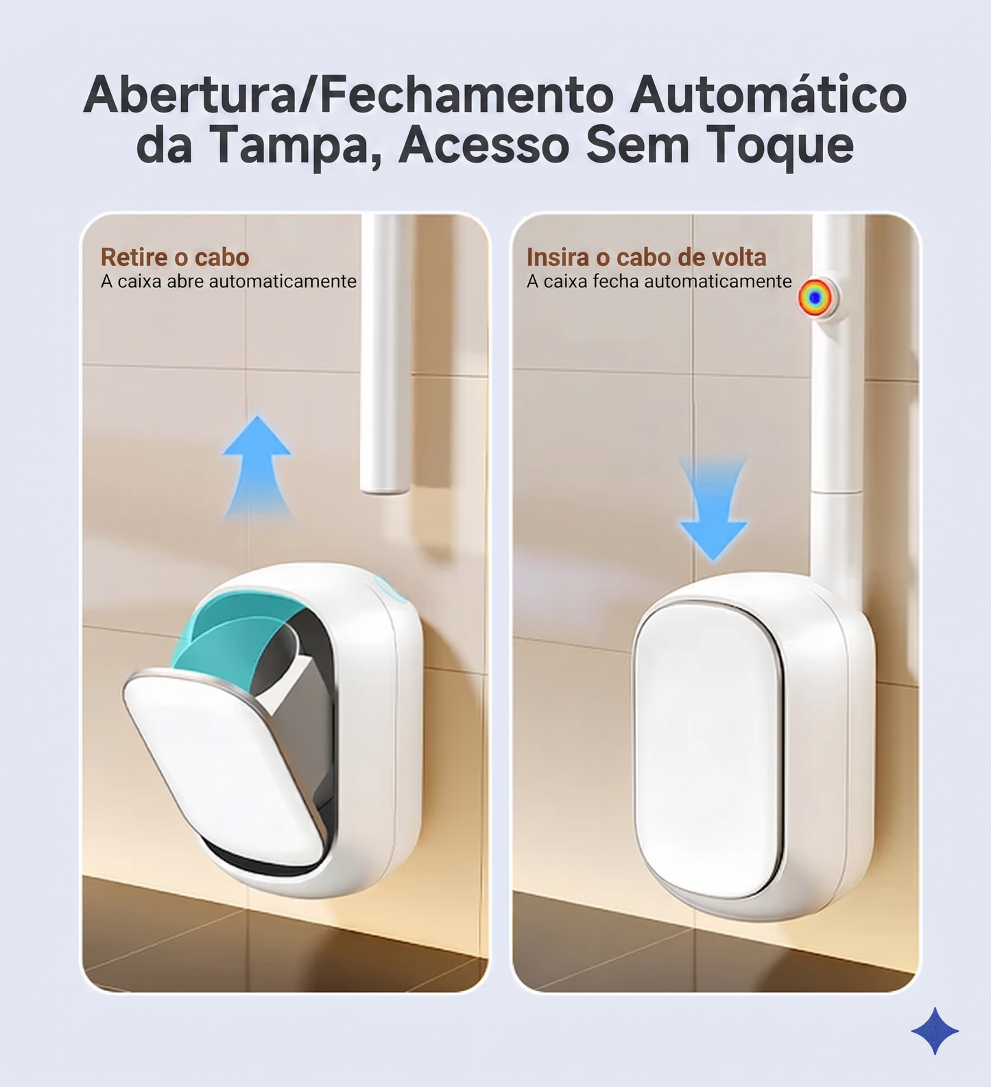 CleanBrush™ Escova Sanitária Inteligente