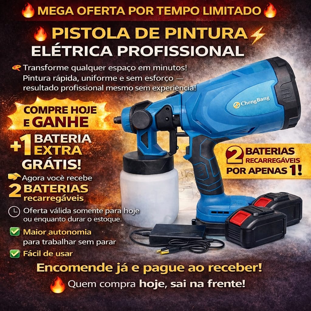 UltraFlow - Pistola de pintura sem fio