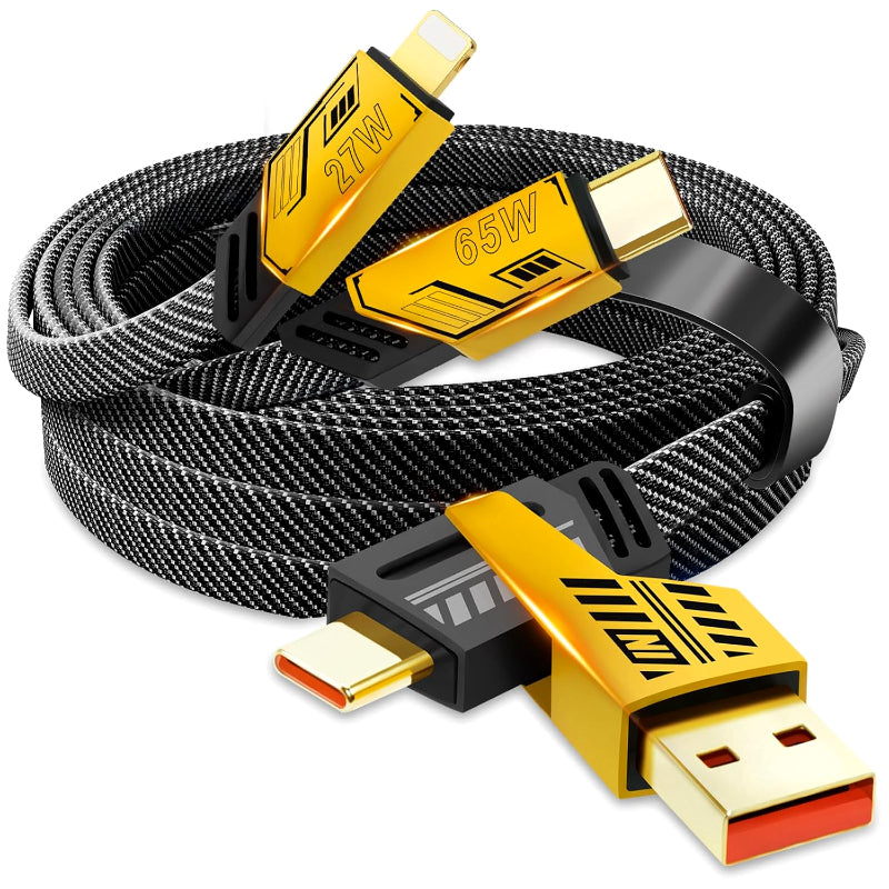 Cabo Profissional 4-em-1 65W UltraCharge