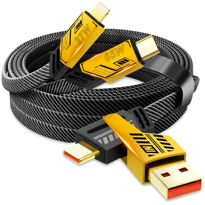 Cabo Profissional 4-em-1 65W UltraCharge